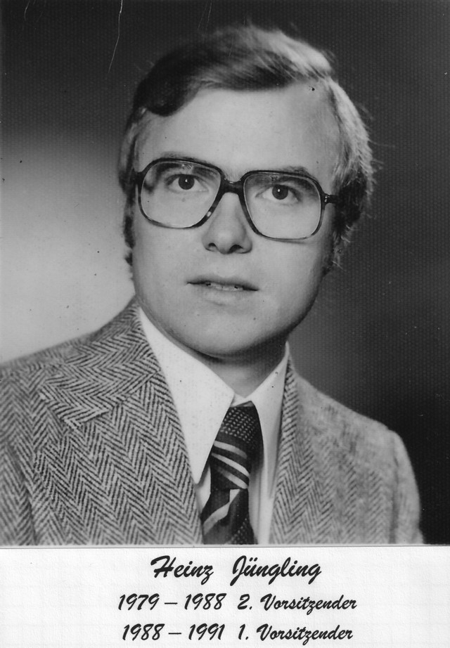 Heinz Jngling, 1. Vorsitzender von 1988 bis 1991